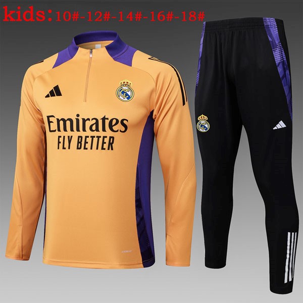 Ninos Sudadera De Training Real Madrid 2025/26 Amarillo